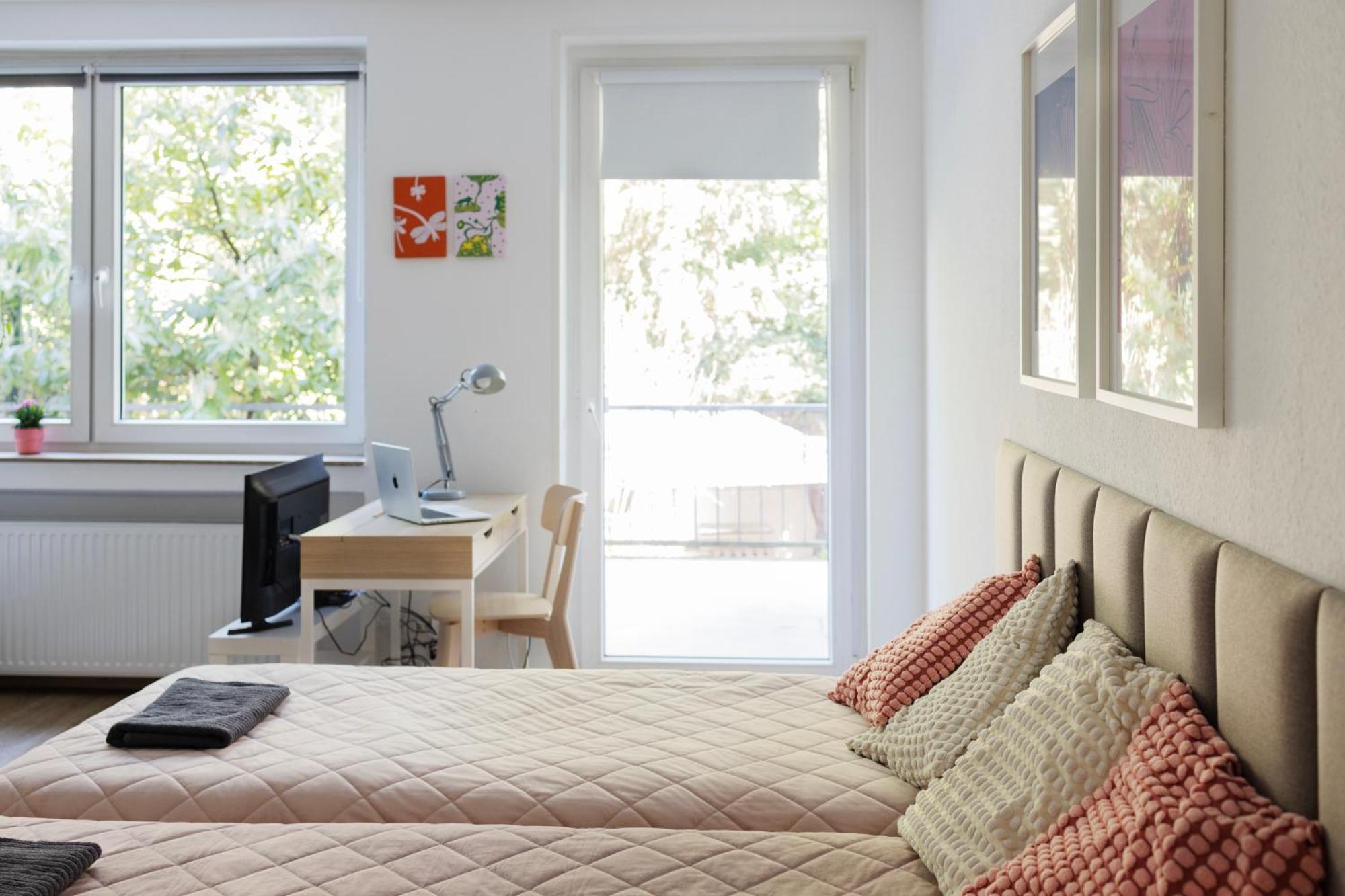 Central Apartment With Terrace And A Free Parking 杜伊斯堡 外观 照片