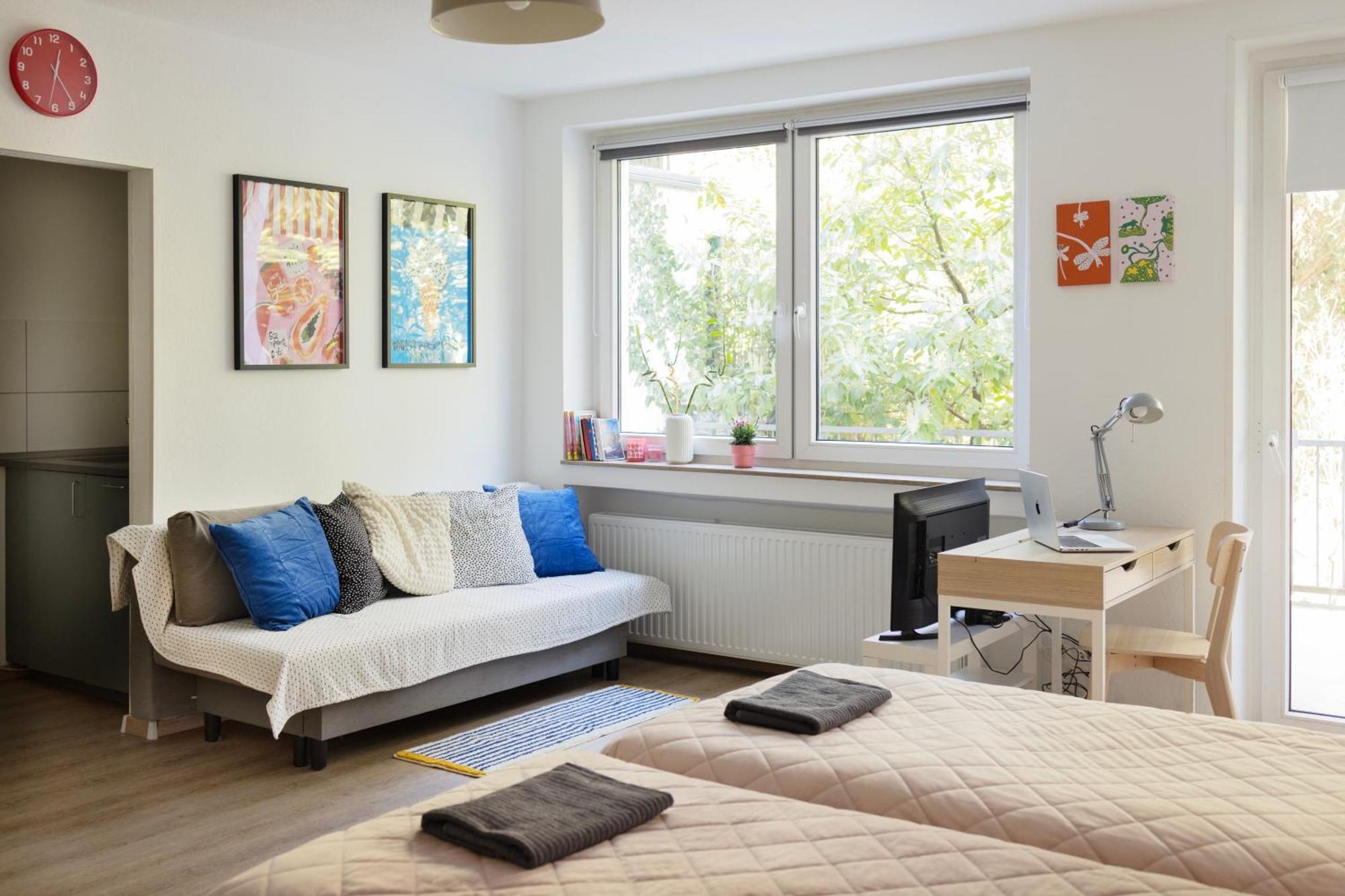 Central Apartment With Terrace And A Free Parking 杜伊斯堡 外观 照片